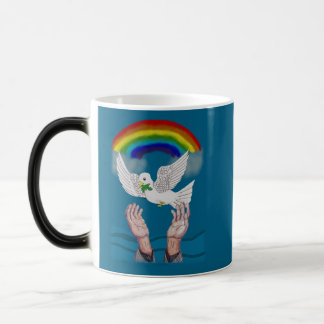 God's Belofte Duif & Regenboog Kleurveranderende M Magische Mok
