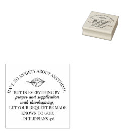 Gods belofte voor al je behoeften - Fil. 4:6 Rubberstempel
