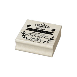 God's Belofte voor Elke Behoefte – Fil. 4:19 Rubberstempel
