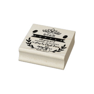 God's Belofte voor Elke Behoefte – Fil. 4:19 Rubberstempel