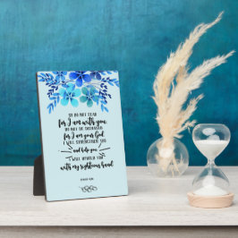 God's Belofte voor je Elke Behoefte - Isa. 41.10 u Fotoplaat