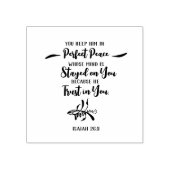 God's Belofte voor uw Elke Behoefte #3 - Isa. 23:6 Rubberstempel (Afrduk)