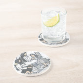 Gods belofte zandsteen onderzetter (Zijkant)