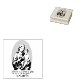 Gods beloften aan Maria en Jezus (Jesaja 9:6) Rubberstempel (Gestempeld)