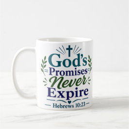 God's Beloften Verlopen Nooit Christelijk Gezegde Koffiemok