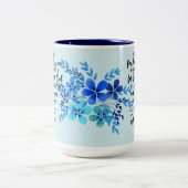 God's Beloften voor uw Elke Need - Isa. 41 Tweekleurige Koffiemok (Center)