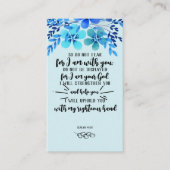 God's Beloften voor uw Elke Need - Isa. 41 Visitekaartje (Voorkant)