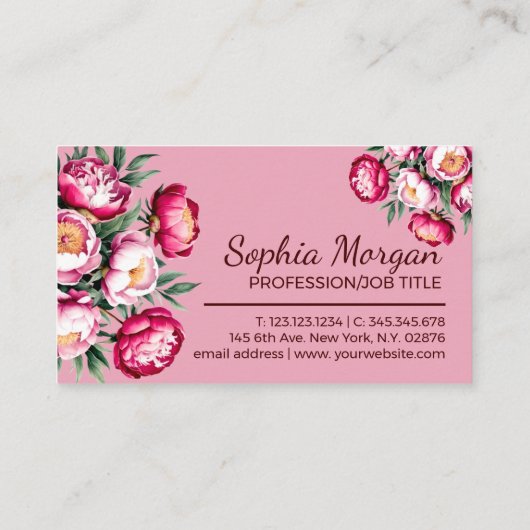 Gods beloften Waterverf Schrift - Psalm 27:1 Visitekaartje (Achterkant)