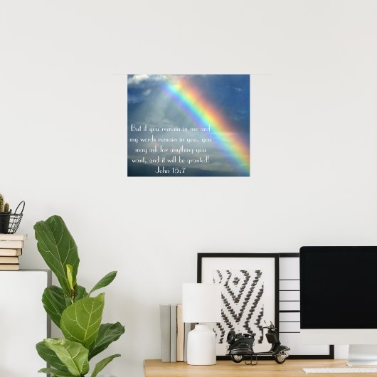 Gods beloftes bijbels poster (Thuiskantoor)