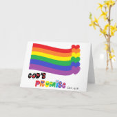 Gods beloofde regenboog kaart (Gele Bloem)