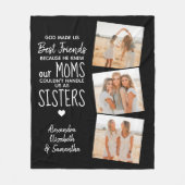 Gods beste vrienden - Aangepast vriendschap Foto Fleece Deken (Voorkant)