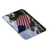 Gods Bless America Vlag Magneet (Rechterzijde)