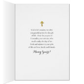 God's Blessing Birthday Orthodox Christian (Binnen (Rechts))