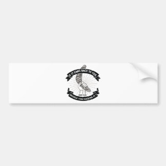 Gods Boemerang Bumpersticker