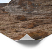 Gods Boots found in desert. Poster (Hoek)