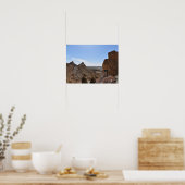 Gods Boots found in desert. Poster (Keuken)