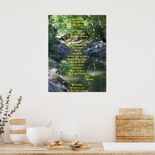 God's Breath Poster (Keuken)