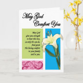 Gods Comfort Kaart (Gele Bloem)