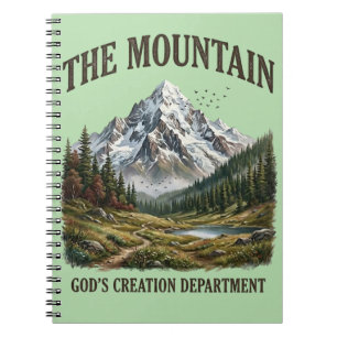 God's Creation Berg Christelijk Notitieboek