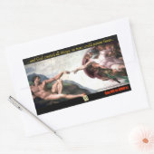 God's Creation Bump Stiker Rechthoekige Sticker (Envelop)