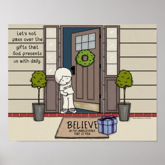 Gods dagelijkse gave poster (Voorkant)