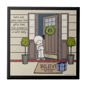 Gods dagelijkse gave tegeltje