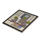 Gods dagelijkse gave tegeltje (Zijkant)