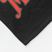 God's Dogs Rescue Christmas Santa Golden Retriever Fleece Deken (Hoek)