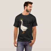 Gods domste gans grappige eend liefhebbers t-shirt (Voorkant volledig)