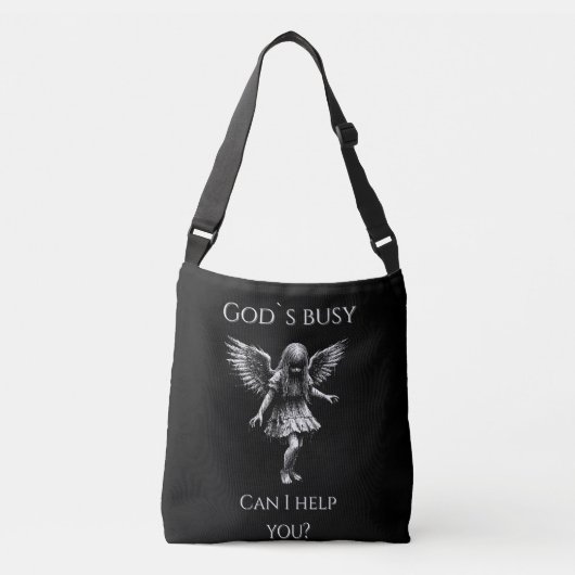 Gods druk – Duivel Meisje Crossbody Tas (Voorkant)