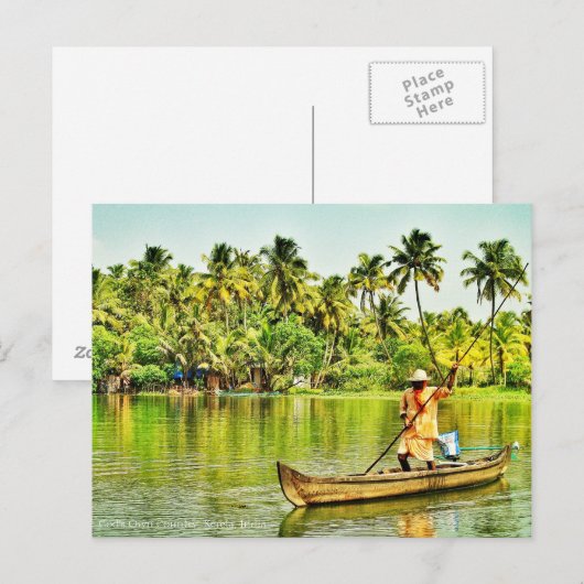 Gods eigen land briefkaart (Voorkant / Achterkant)