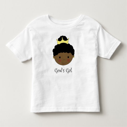 Gods Ethiopische gal Kinder Shirts (Voorkant)
