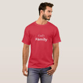 God's Family Men T-Shirt (Voorkant volledig)