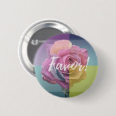 Gods Favor Ronde Button 5,7 Cm (Voorkant /achterkant)