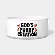 God's Furry Creatie Hondenschaal