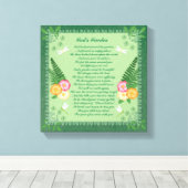 God's Garden Canvasprint Canvas Afdruk (Insitu (Houten vloer))