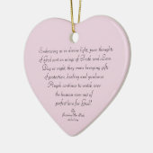 Gods Gedachten Poëzie Keramisch Ornament (Links)