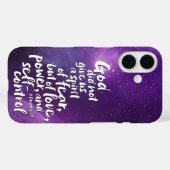 GOD's Geest van Liefde - GEEN ANGST - Christelijk Case-Mate iPhone Case (Achterkant (horizontaal))
