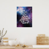 GOD's Geest van Liefde - GEEN ANGST - KRACHT Bijbe Poster (Keuken)