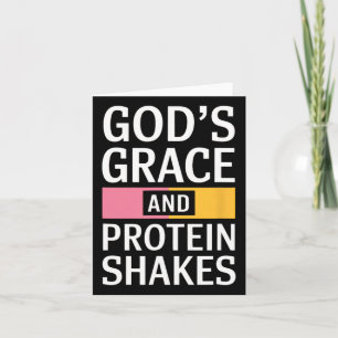 Gods genade en eiwitshakes - Christelijk Kaart