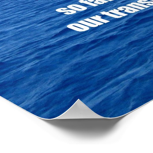 Gods genade: psalm 103:12 poster (Hoek)