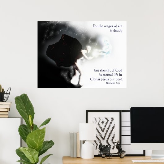 Gods geschenk poster (Thuiskantoor)