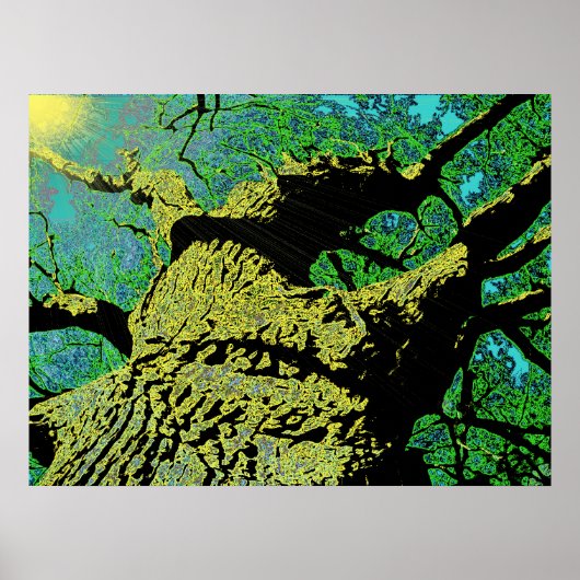 God's geweldige machtige eikel poster (Voorkant)