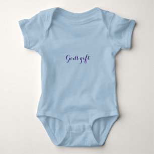 God's Gift Baby Boy Romper