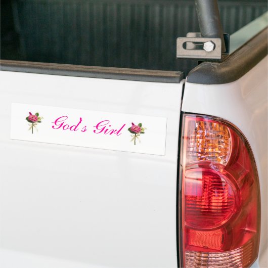 Gods Girl Bumpersticker (Op Truck)