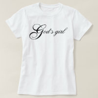 "God's girl" engelachtige esthetische scriptbevest