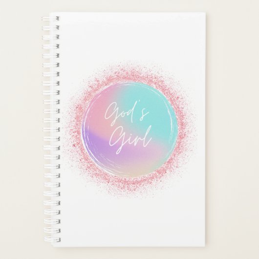 God's Girl Planner in roze (Voorkant)