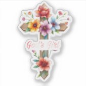 God's Girl Sticker (Voorkant)
