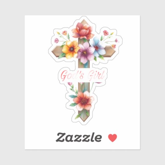 God's Girl Sticker (Vel)