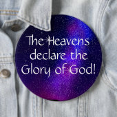 Gods glorie ronde button 6,0 cm (In situ)